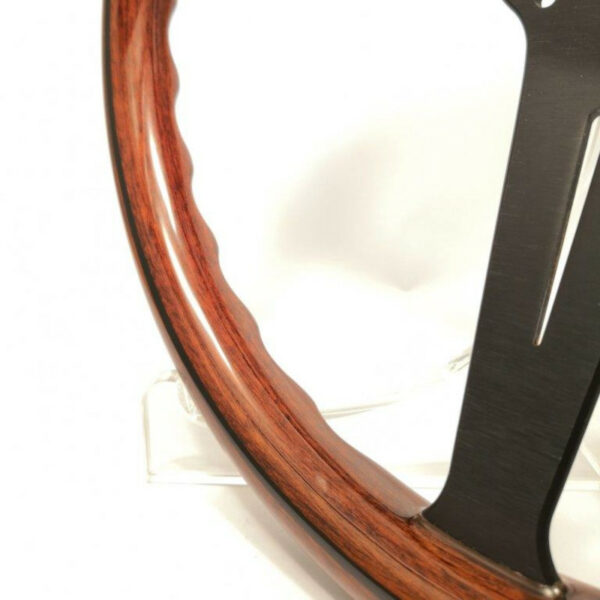 Nardi Classic ND36 Ratti, Puu, Musta Upotus, Mustat Puolat, 25 mm Syvyys