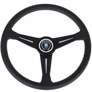 n-nd-classic-6061.39.2001-01.jpg Nardi Classic ND39 Ratti, Musta Nahka, Mustat Puolat, Harmaa Tikkaus, 30 mm Syvyys