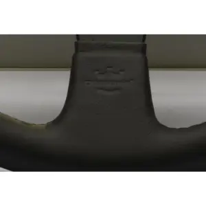 Personal Thunder Ratti - 350 mm - Musta Nahka & Sininen Perforoitu Nahka, Mustat Puolat