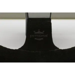 Personal Fitti Corsa Ratti - 350 mm - Musta Mokkanahka, Mustat Puolat, Keltainen Tikkaus