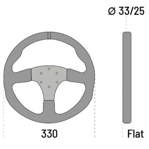 r330.jpg Sparco R330 Litteä Ratti, Mokkanahka