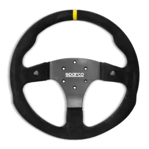 r330b_suede_015r330cso.jpg Sparco R330B Litteä Ratti, Mokkanahka, 2 Painiketta