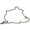 Nürburgring Nordschleife Kilparata - Puiset Seinäkoristeet (90 cm)