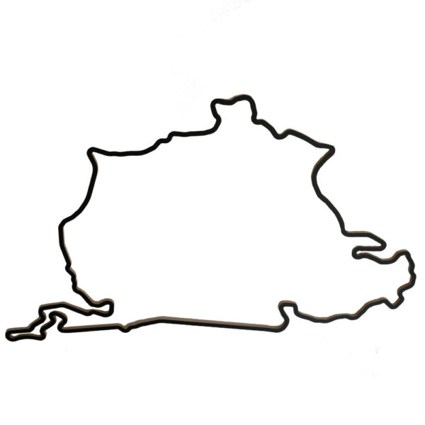 Nürburgring Nordschleife Kilparata - Puiset Seinäkoristeet (90 cm)