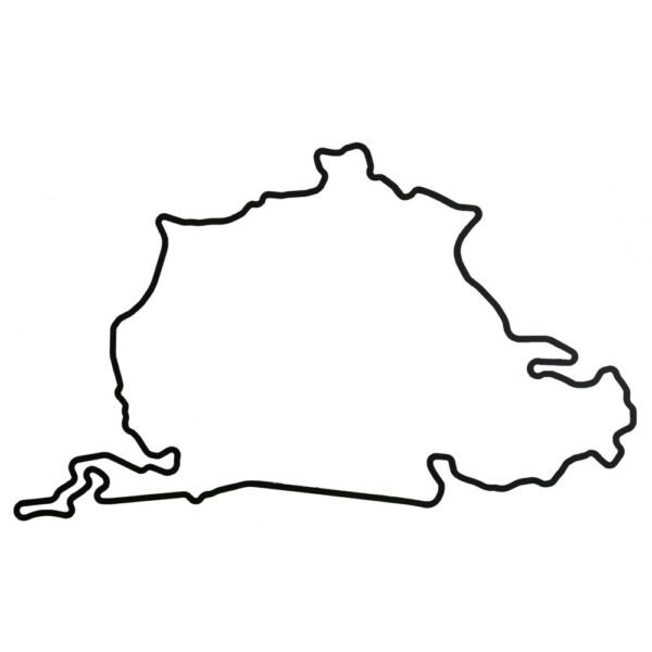Nürburgring Nordschleife Kilparata - Puiset Seinäkoristeet (90 cm)