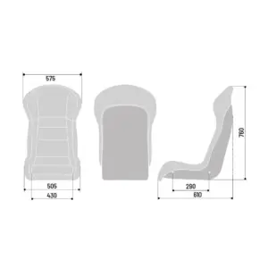 sparco-stradale-dimensions.jpg Sparco Stradale Kuppipenkki (Tieliikenne Hyväksytty)