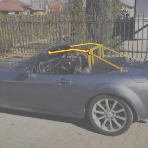 Cybul turvakaarien tuulilasilaajennus Mazda MX-5 NC ST