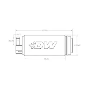 9-355-1025-detail.jpg Deatschwerks DW340v 340 L/h E85-polttoainepumppu Volkswagen & Audi 1.8T 4WD