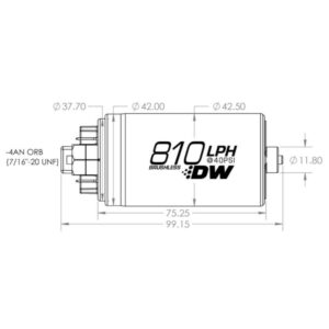 9-811-c105-1002-detail.jpg Deatschwerks DW810 810 L/h E85-polttoainepumppu sarja C105-ohjaimella
