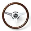 greddy-16600009-01.jpg GReddy Sports "Wood Type" Ratti (47 mm syvyys), tummanruskea, alumiiniset puolat - 340 mm