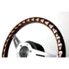 greddy-16600009-03.jpg GReddy Sports "Wood Type" Ratti (47 mm syvyys), tummanruskea, alumiiniset puolat - 340 mm