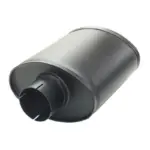 Teräksinen Turbo Tight -ovaali pakoputken vaimennin