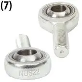 (No. 7) Ã˜22 mm Uniball, M18x1.5 kierre
