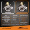 Billet-kompressorin pyörä katuversion suorituskykyinen Turboahdin Subaru Forester Impreza 2.0L 58T DOHC Turboahdettu