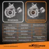 769708-0001-jd9.jpg Billet-kompressorin pyörä katuversion suorituskykyinen Turboahdin Nissan Navara, Pathfinder 2.5L YD25DDTI 2006-