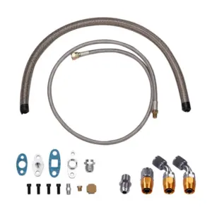 ggt04e-g-kit-vl12201.jpg T3/t4 Turbo Kit 350hv + hukkaportti + välijäähdytin + putki + BOV + öljyputki, 10 kpl