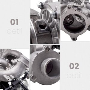 ggt06h145701q2201.jpg Turboahdin Audi A4 A5, VW Volkswagen 2.0 TFSI 2009-2012 Quattro 06H145702L 06H145701Q