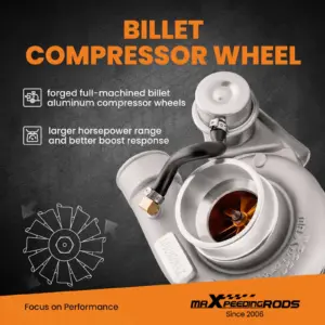 ggt2871-jd4.jpg Billet kompressorin pyörä T25 laippa GT2871 GT2860 katuversio Turbo A/R .64 Turboahdin toimilaitteella