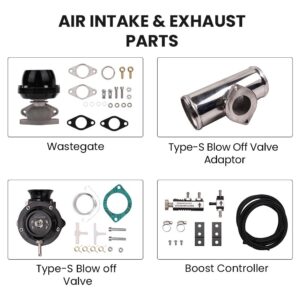 ggt3582-kit-vl3.jpg GT35 Turbo Kit / Wastegate + välijäähdytin + putkisto yhteensopiva Honda B16 B18 K20 F22 -moottoriin