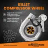 ggtt3-jd4201.jpg Billet kompressorin pyörä katuversio Turboahdin täydellinen 4- tai 6-sylinterisille, 1.5L-2.5L moottoreille