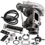 ggtt3_tyf-t04e1.jpg T04e T3/t4 Turbo Turboahdin kompressori V-laippa + manuaalinen ahtopaineen säädin (1-30 psi säätö)
