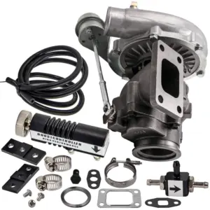 ggtt3_tyf-t04e1.jpg T04e T3/t4 Turbo Turboahdin kompressori V-laippa + manuaalinen ahtopaineen säädin (1-30 psi säätö)