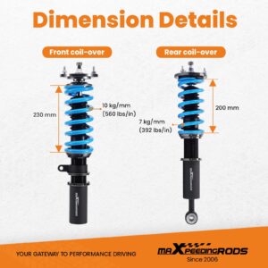MaXpeedingrods T6 Advanced Series Coilover-alustasarja BMW 5-sarja E60 520i 528i 550i 2004-2010