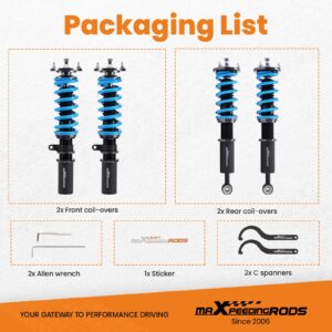 MaXpeedingrods T6 Advanced Series Coilover-alustasarja BMW 5-sarja E60 520i 528i 550i 2004-2010