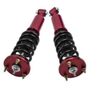 co-e60-0410-r-na23.jpg Säädettävä coilover-alustasarja, punainen BMW 5-sarja E60 Sedan 2004-2010