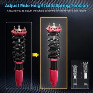 co-honacc-9097-r-na6.jpg Säädettävä coilover-alustasarja, Honda Accord 1990-1997 ja Acura CL 1997-1999