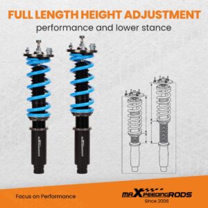 cot6-acc-99037.jpg MaXpeedingrods T6 Advanced Series 24-tie säädettävät Coiloverit Iskunvaimentimet Honda Accord CG 98-02