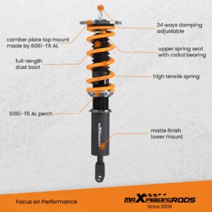 cot6-honacc-9097-hg9.jpg MaXpeedingrods T6 Advanced Series Coilover-alustasarja Honda Accord DX/EX/LX CD5 CD7 1994-1997, säädettävä