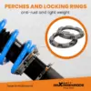 cot6-mitecl-95996.jpg MaXpeedingrods T6 Advanced Series 24-tie jousitus Coiloverit Mitsubishi Eclipse 1995-1999