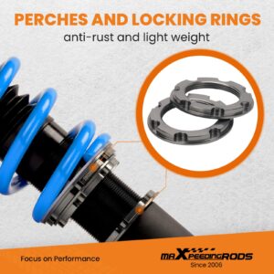 MaXpeedingrods T6 Advanced Series 24-tie jousitus Coiloverit Mitsubishi Eclipse 1995-1999