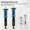 MaXpeedingrods T6 Advanced Series Säädettävä Coilover-alustasarja, Nissan Skyline R33 GTS GTST 1993-1998
