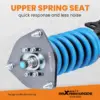 MaXpeedingrods T6 Advanced Series Coilover Subaru Forester SF 98-02, Korkeuden ja iskunvaimennuksen säädettävä