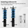 cot6-toycor8.jpg MaXpeedingrods T6 Advanced Series Säädettävä coilover (yksittäinen) Toyota Corolla E90 E100 E110 AE92 AE101 AE111