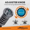 Maxpeedingrods T7 Coilover-alusta – BMW E46 3-sarja, 24-port. säätö