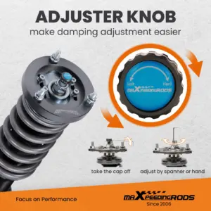 Maxpeedingrods T7 Coilover-alusta – BMW E46 3-sarja, 24-port. säätö