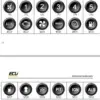 EcuMaster CAN Näppäimistön painikemerkit 15mm