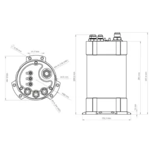150-01-207_07.jpg Nuke Performance 2G Fuel Surge Tank 3.0 litraa Deatschwerks DW400 -pumpulle