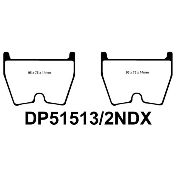 EBC BlueStuff Brake Pads For D2 Racing Kits