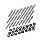 150-10-118_01_lzAoQg.jpg 24 pulttia ja nailoniprikkaa CFC Yksikön flangille, 1/4-28 UNF x 1
