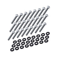 24 pulttia ja nailoniprikkaa CFC Yksikön flangille, 1/4-28 UNF x 1