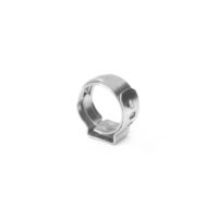 Ruostumattomasta teräksestä valmistettu yksirivinen letkukiinnike 10.3 - 12.8mm