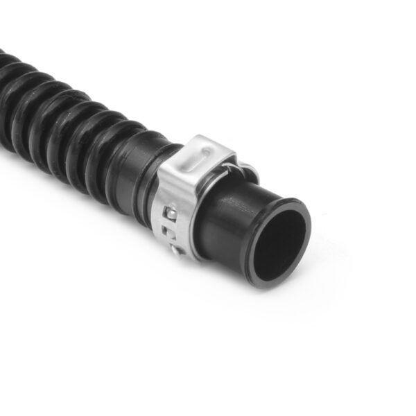 Ruostumattomasta teräksestä valmistettu yksirivinen letkukiinnike 10.3 - 12.8mm