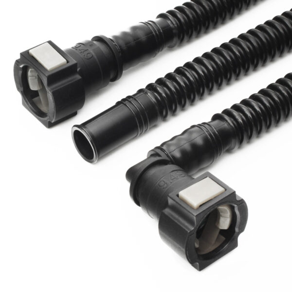 SAE J2044 Ø9.49 to Ø9.49 / Ø7.89 3-way fitting