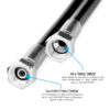 Air Jack korkean paineen letku 2m (6.5ft)