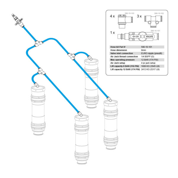 Air Jack 90 letkusetti