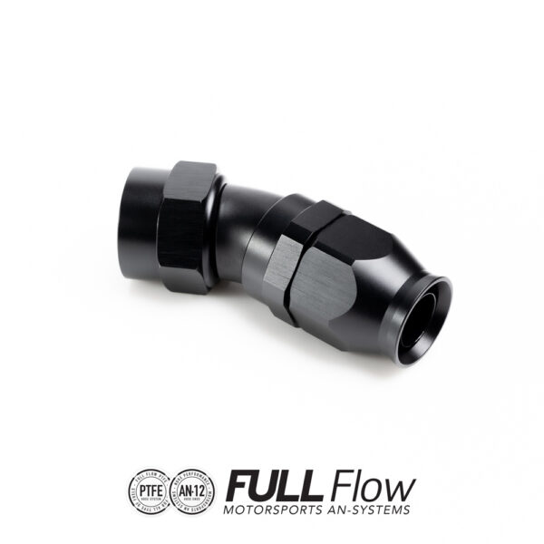 Full Flow PTFE-letkuliitin 30 astetta AN-12